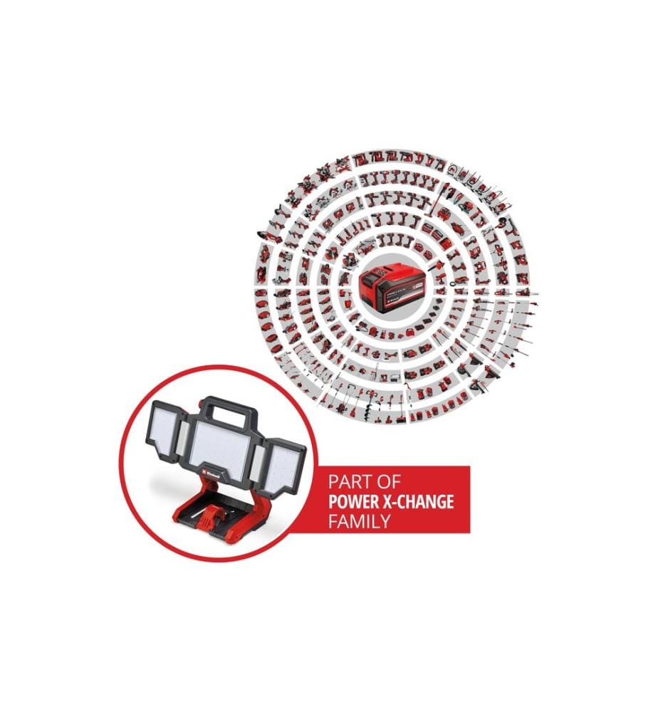 EINHELL PROFESSIONAL - Lampe de poche TP-CL 18/3000 Li Set – Solo