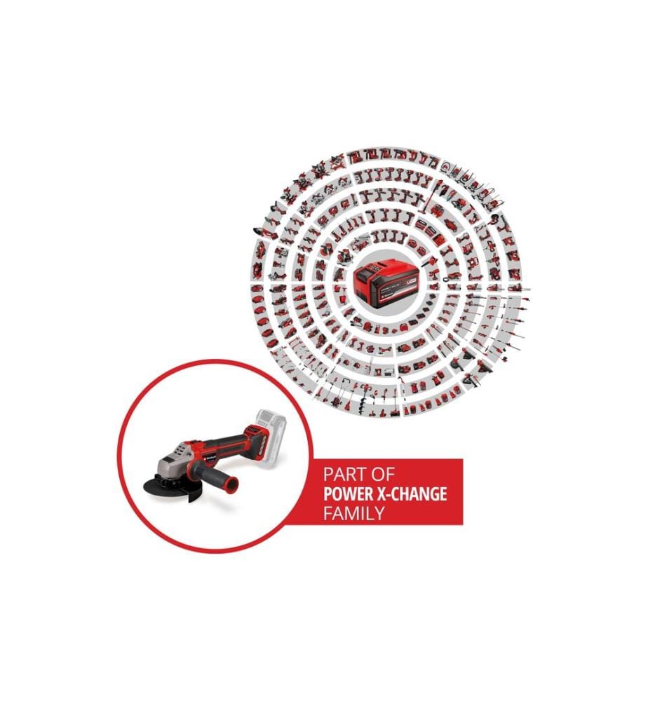 EINHELL PROFESSIONAL - Winkelschleifer TP-AG 18/125 CE Q Li – Solo