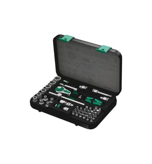 WERA - Jeux de clés à douille 8100 SA 4 Zyklop Speed 1/4, 41 parties