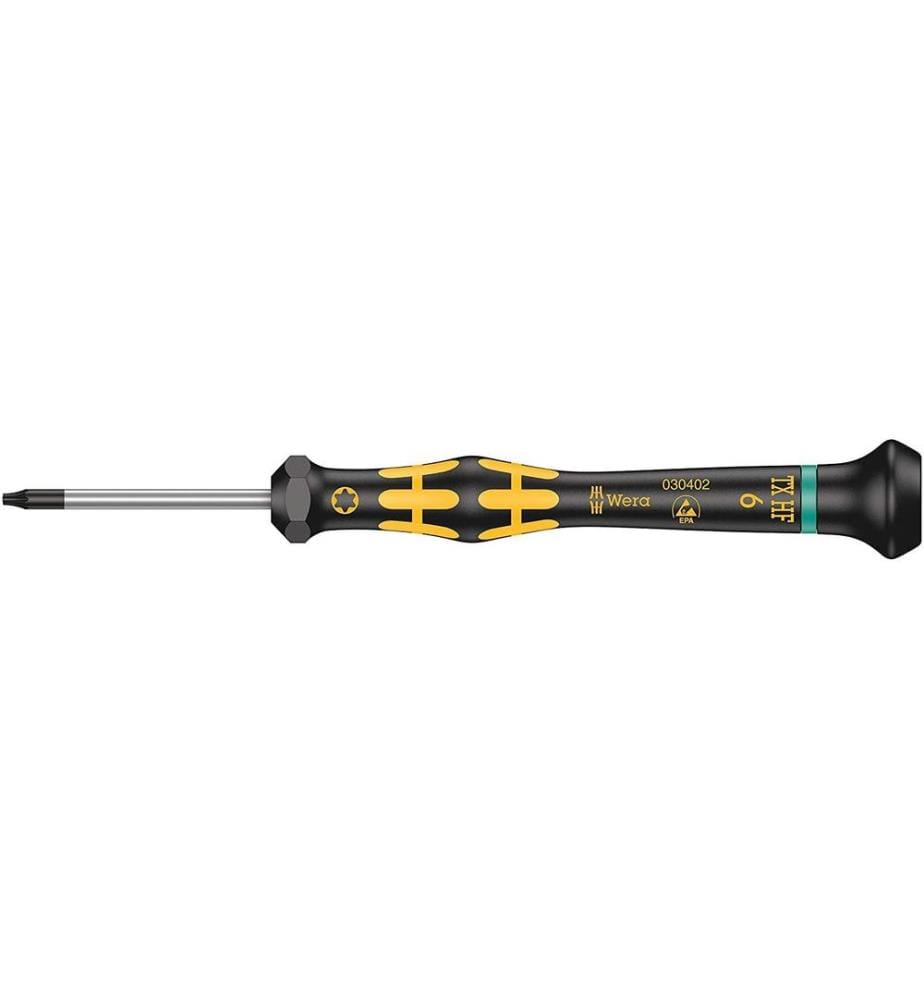 WERA - Tournevis 1567 ESD Micro HF TX 6 x 40 mm Torx