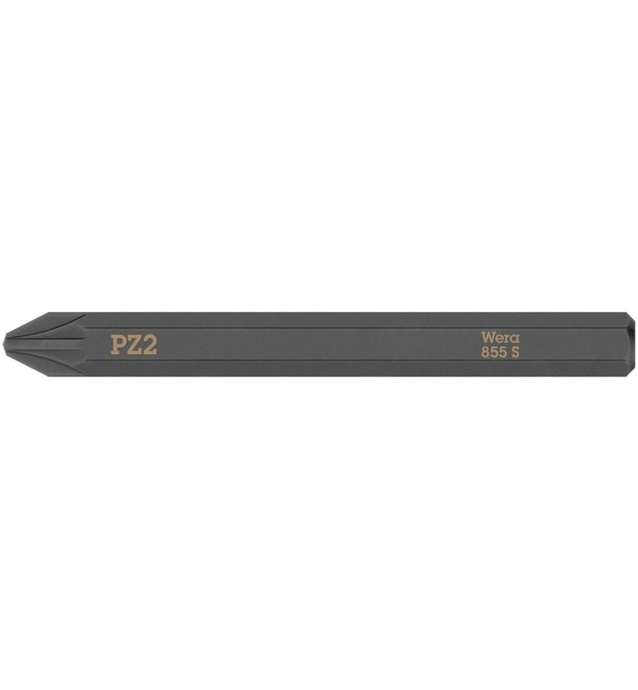 WERA - Embout 855 S cruciforme Pozidriv PZ2, 1 Pièce/s pièce(s)
