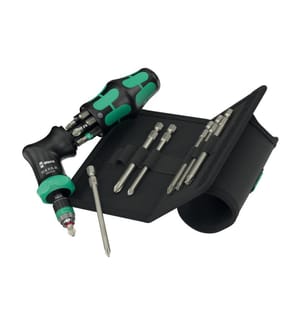 WERA - Jeux de cliquets Kraftform Kompakt Pistol RA-R 2, 13 pièces