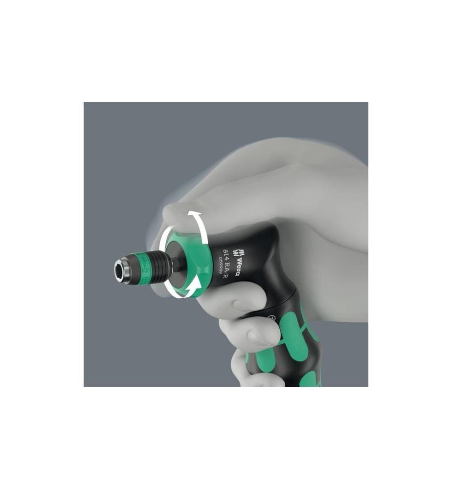 WERA - Jeux de cliquets Kraftform Kompakt Pistol RA-R 2, 13 pièces