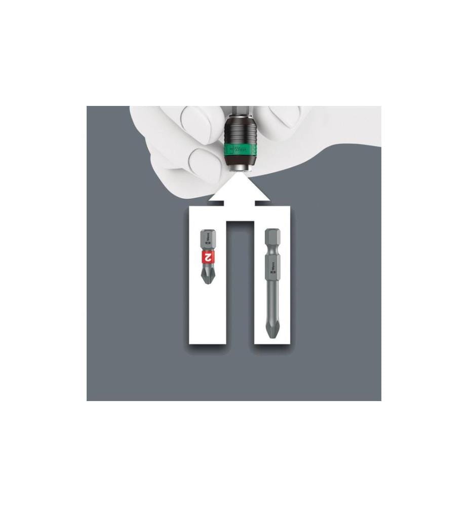 WERA - Jeux de cliquets Kraftform Kompakt Pistol RA-R 2, 13 pièces