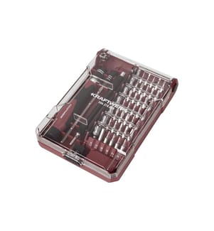 KRAFTWERK - Bit Box avec tournevis de précision 1/4, 45 pièces