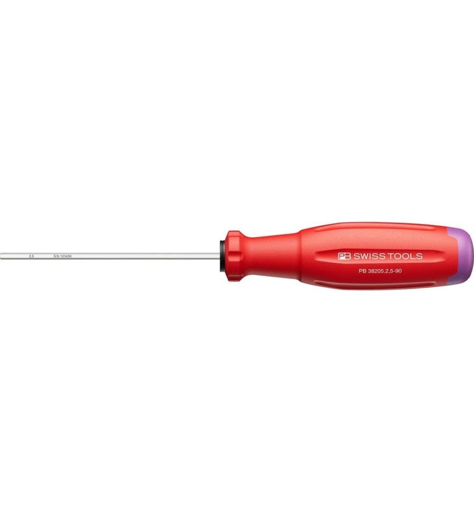 PB Swiss Tools - Tournevis 38205 SwissGrip Evo HEX 2.5
