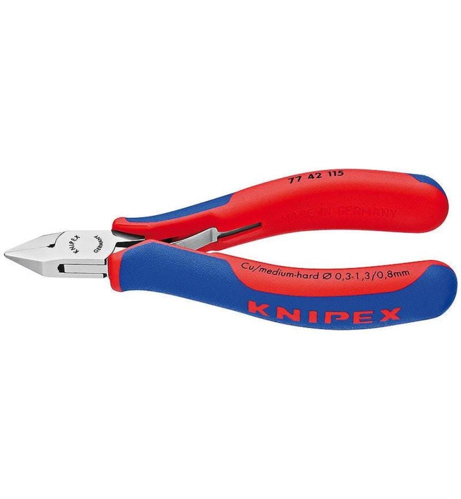KNIPEX - Pinces coupantes de côté pour l'électronique 115 mm/0.8mm