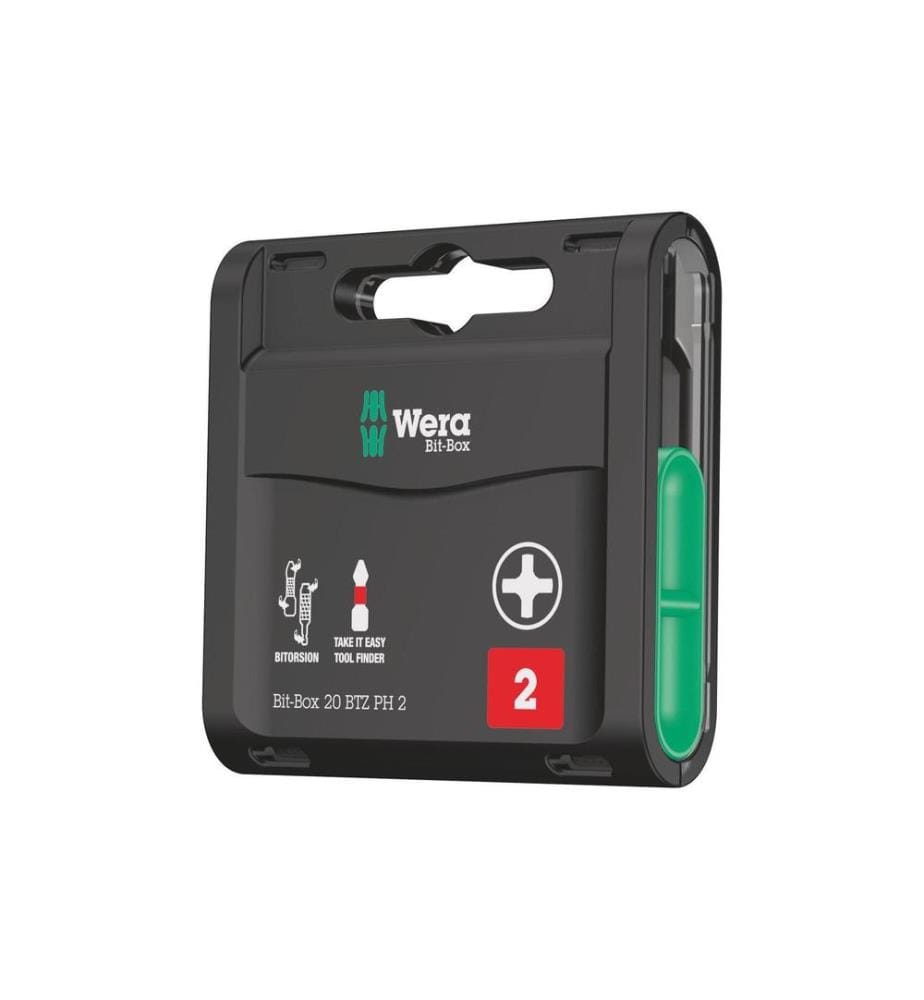 WERA - Kits de bits 20 BTZ PH 2 20 Pièce/s pièce(s)