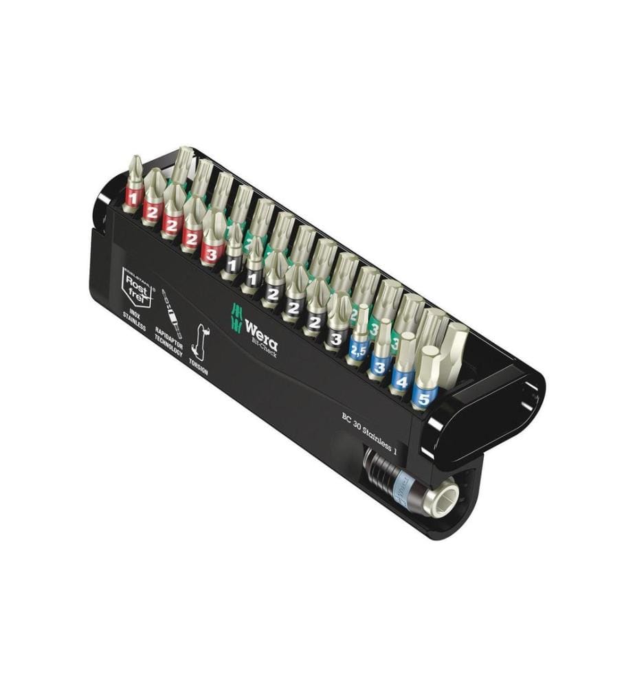 WERA - Kits de bits Bit-Check 30 Stainless 1 30-teilig