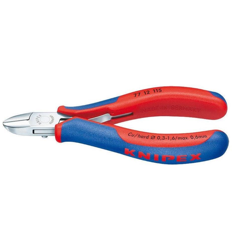 KNIPEX - Pinces coupantes de côté pour l'électronique tête ronde, 115 mm
