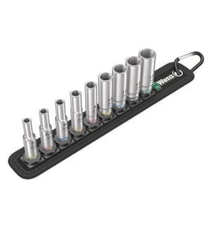 WERA - Steckschlüsseleinsatz Belt A Deep 1, 1/4 9-teilig