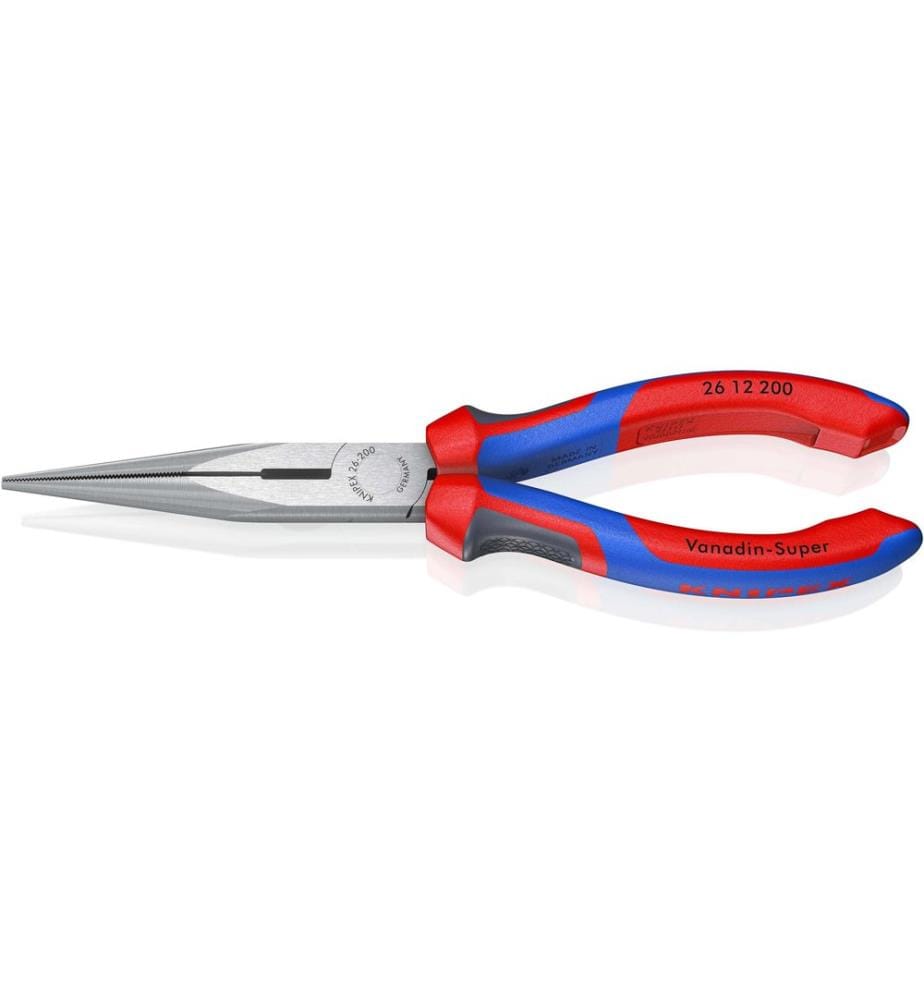 KNIPEX - Pince à becs demi-ronds avec fourreau 200 mm