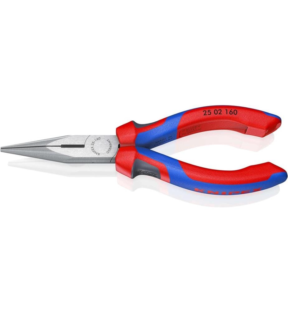 KNIPEX - Pince à becs demi-ronds avec tranchant 160 mm