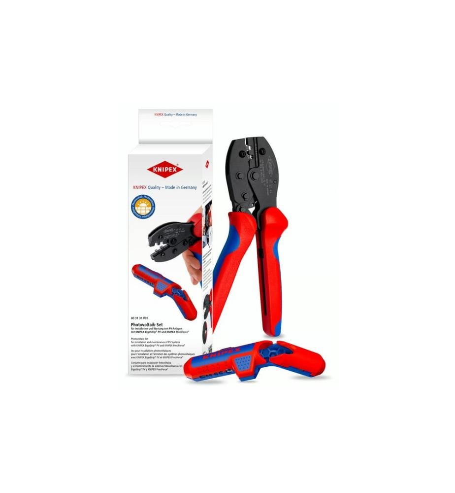 KNIPEX - Kit d'installation photovoltaïque ErgoStrip PV et PreciForce