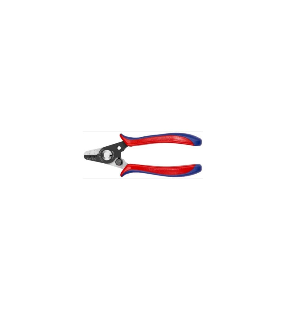 KNIPEX - Pince à dénuder pour câbles à fibres optiques 130 mm, Ø 0.125 / 0.25 mm
