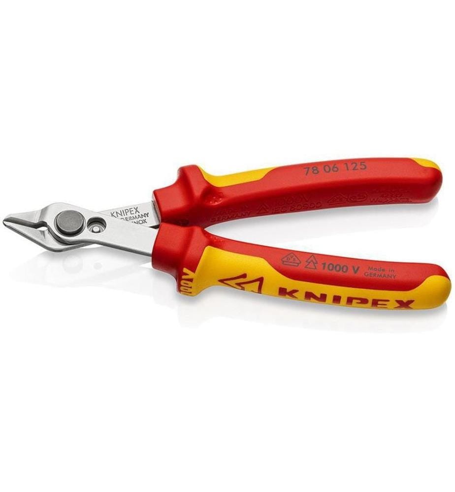 KNIPEX - Pinces coupantes de côté pour l'électronique Super Knips VDE 1000 V