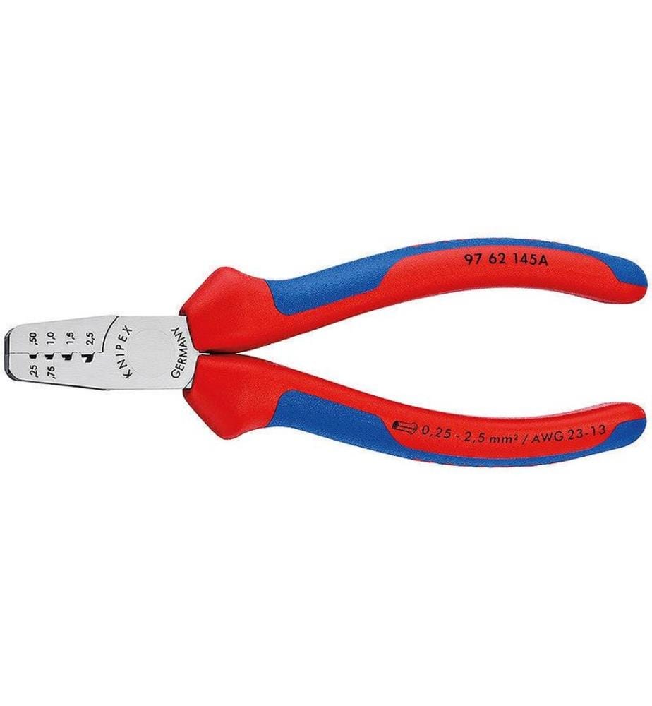 KNIPEX - Pince à sertir 145 mm pour embouts de fils