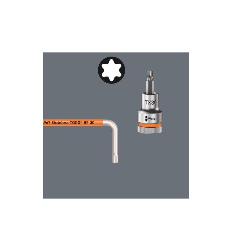 WERA - Jeux de clés coudées 3967/9 SXL MC HF S 1 Torx