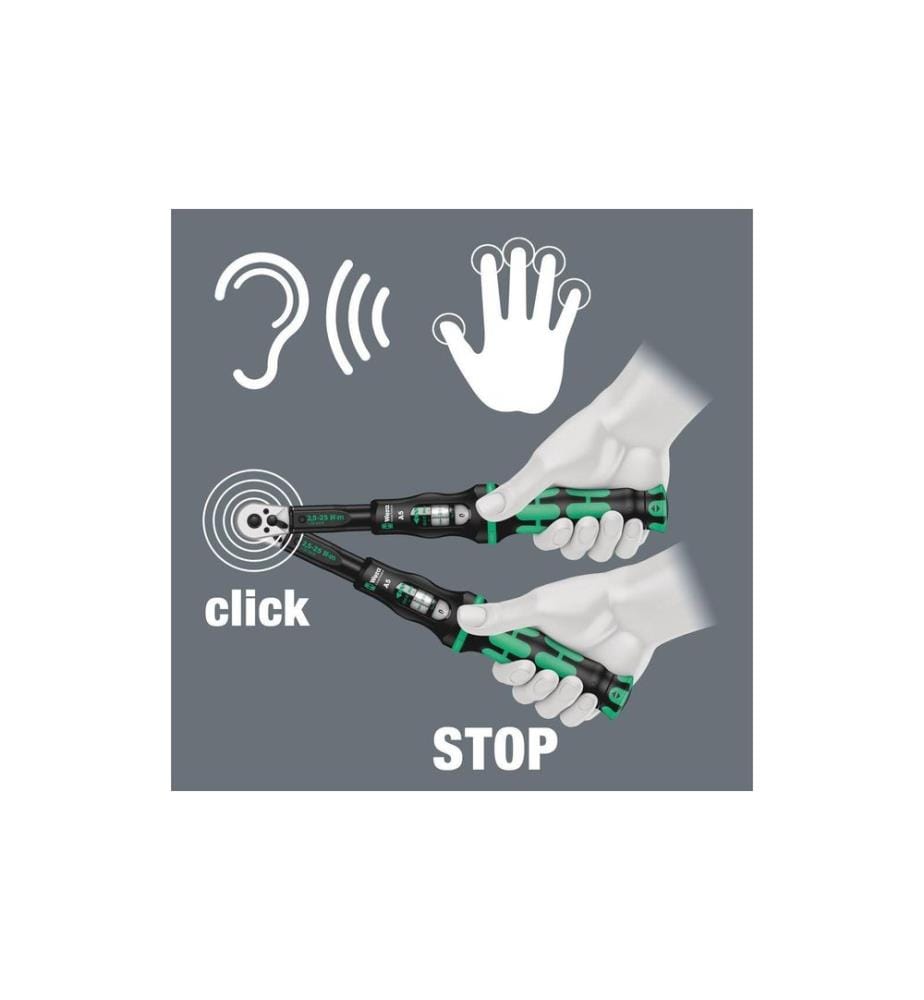 WERA - Cliquet Click-Torque A 6 Set 1
