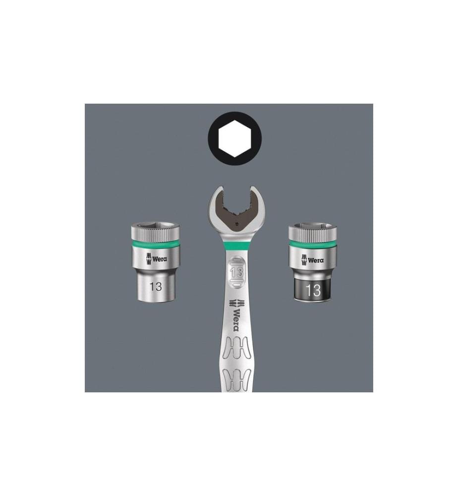 WERA - Ratschen-Set 8100 SA 9 Zyklop Speed 1/4 28-teilig