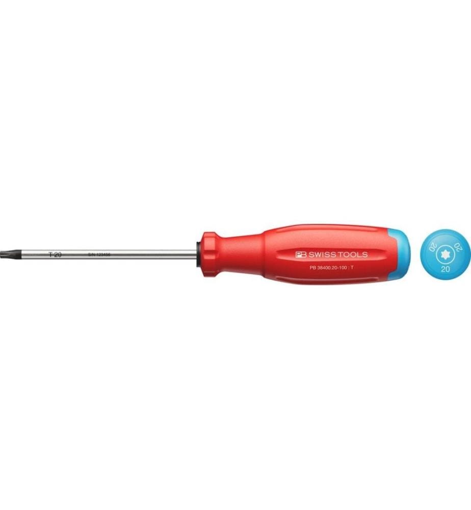 PB Swiss Tools - Schraubenzieher 38400 SwissGrip Evo TX 20 100 mm