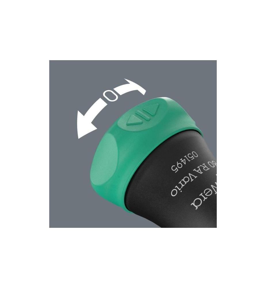 WERA - 80 RA Vario Handhalter mit Ratschenfunktion, 6 x 113,5 mm