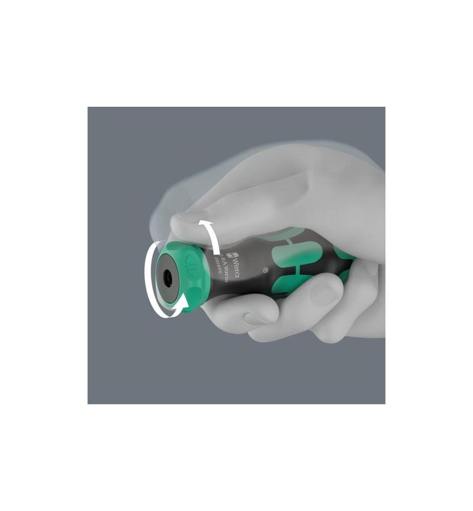 WERA - 80 RA Vario Handhalter mit Ratschenfunktion, 6 x 113,5 mm