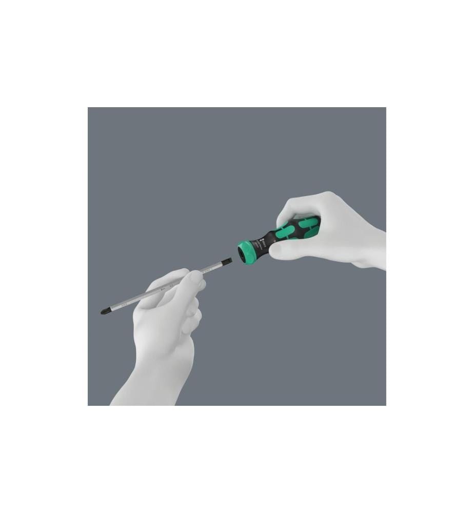 WERA - 80 RA Vario Handhalter mit Ratschenfunktion, 6 x 113,5 mm