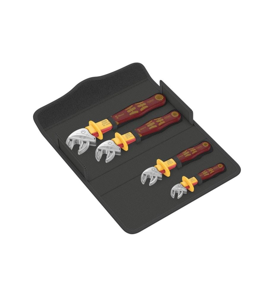 WERA - Maulschlüssel 6004 Joker VDE 4 Set, Selbstjustierend, 4-tlg