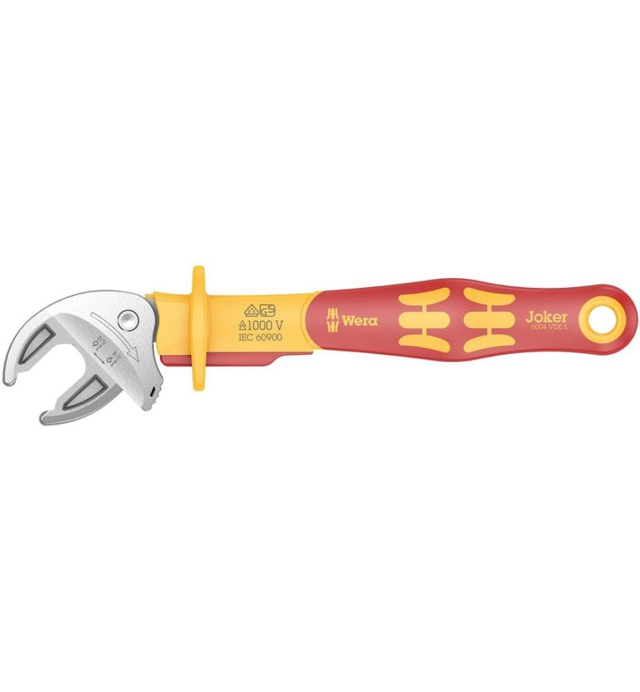 WERA - Maulschlüssel 6004 Joker VDE 4 Set, Selbstjustierend, 4-tlg