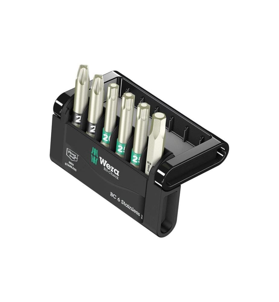 WERA - Bit-Set Bit-Check 6 Stainless 1, 6-teilig