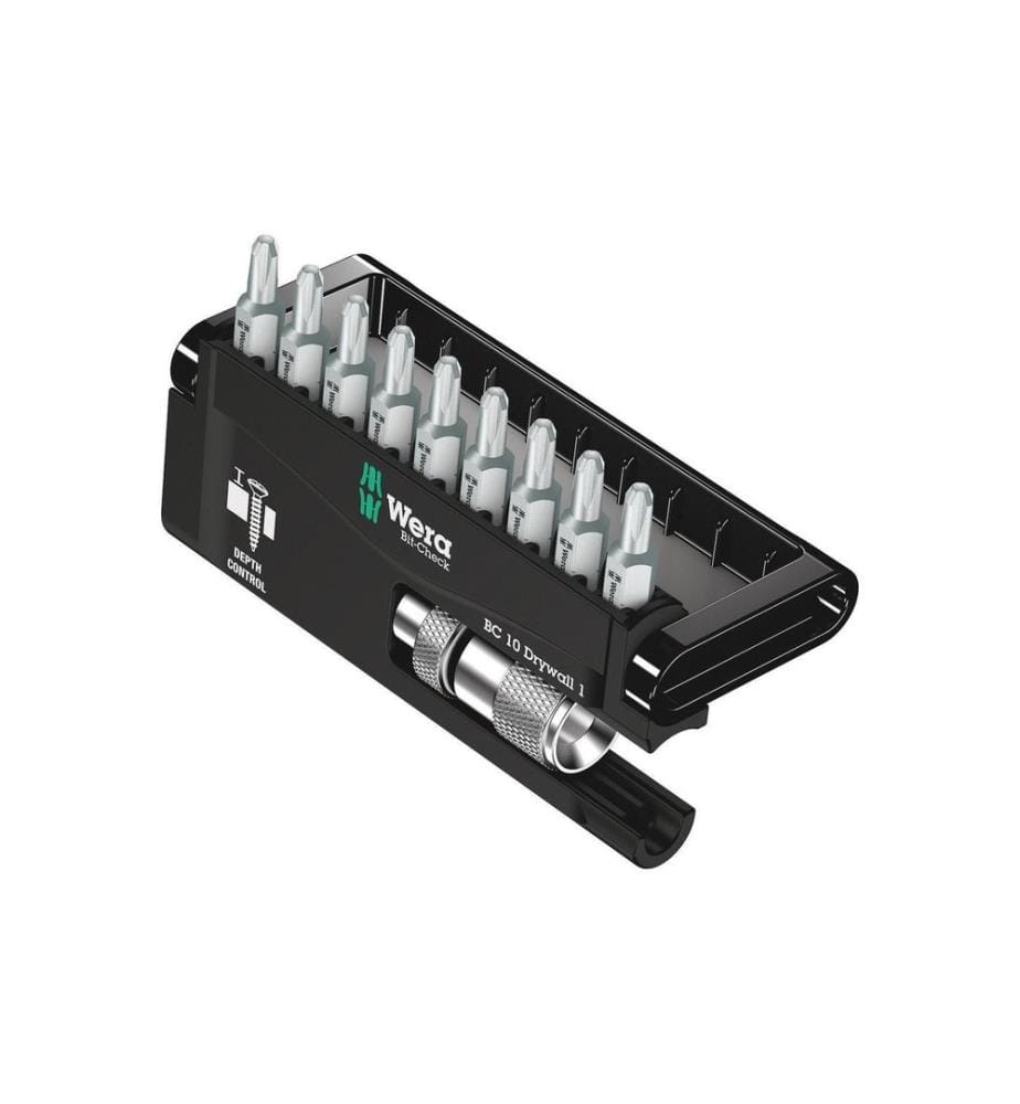 WERA - Kits de bits Bit-Check 10 Drywall 1 SB 10-teilig