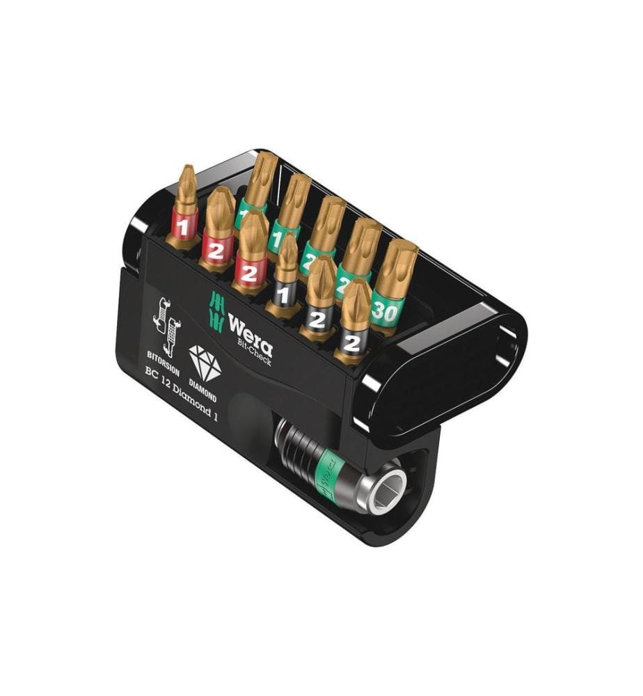 WERA - Bit-Set Bit-Check 12 Diamond 1 12-teilig