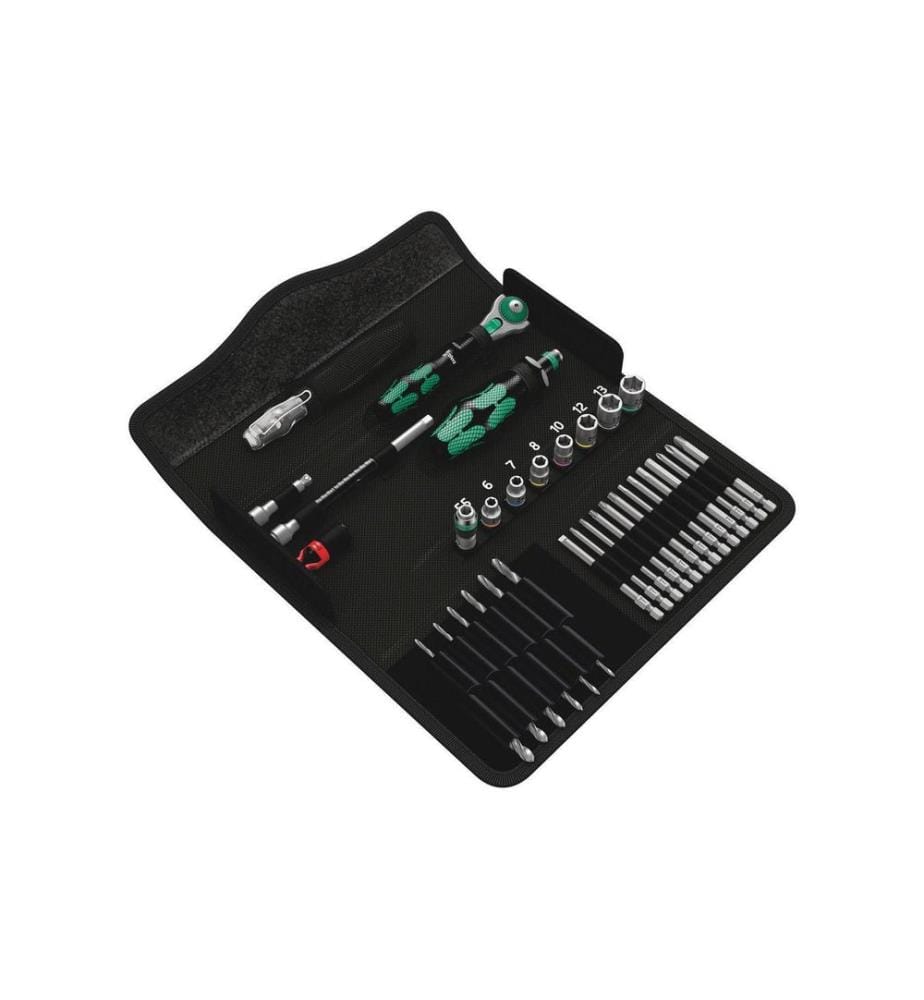WERA - Étui à outils Kraftform Kompakt M 1 Metall 39 pièces