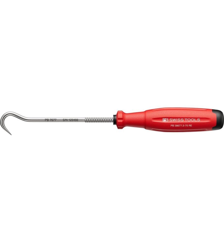 PB Swiss Tools - PickTool Haken PB 38677.3-75 RE Rot