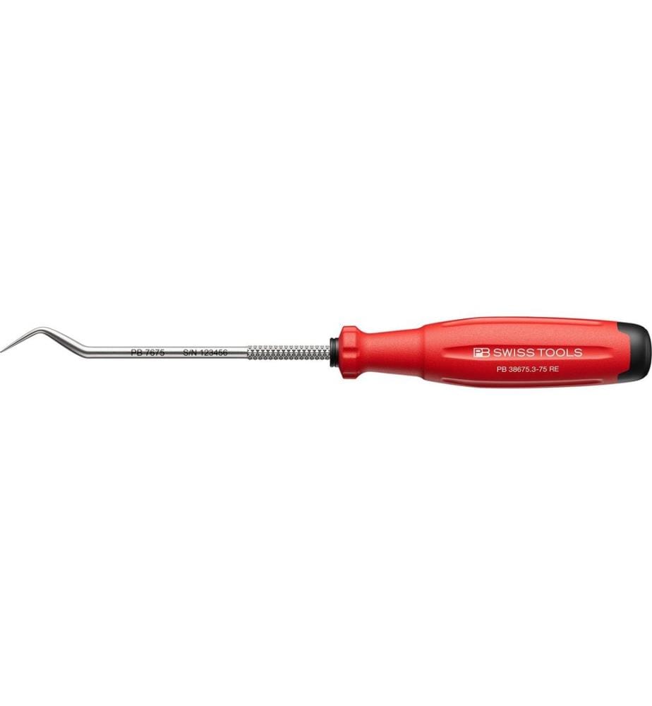 PB Swiss Tools - PickTool 38675.3-75 RE Coude SwissGrip Evo Rouge