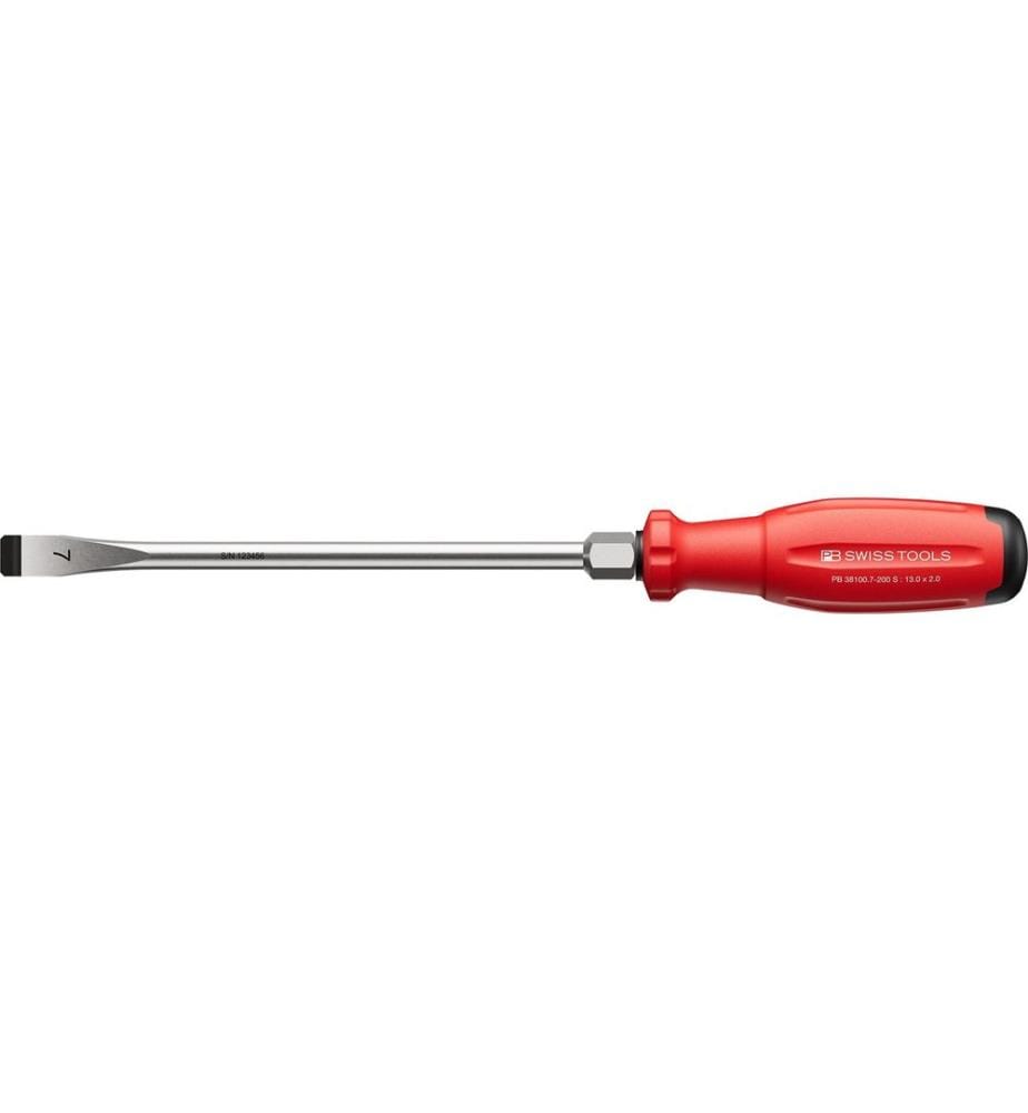PB Swiss Tools - Tournevis pour vis à fente SwissGrip Evo PB 38100.7-200 S