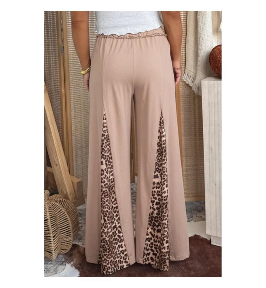Pantaloni a gamba larga - Verde