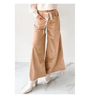 Pantaloni a pois - Verde