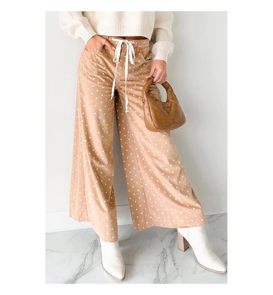 Pantaloni a pois - Verde