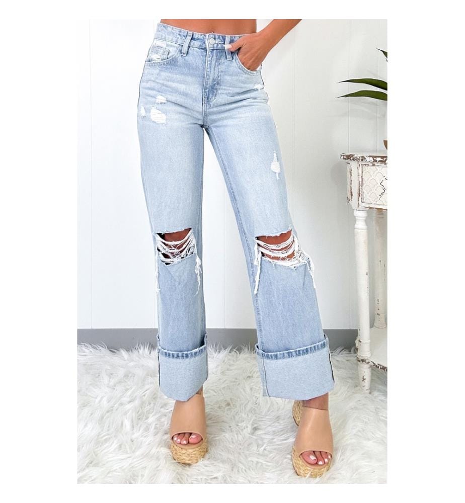 Jeans dritti - Blu