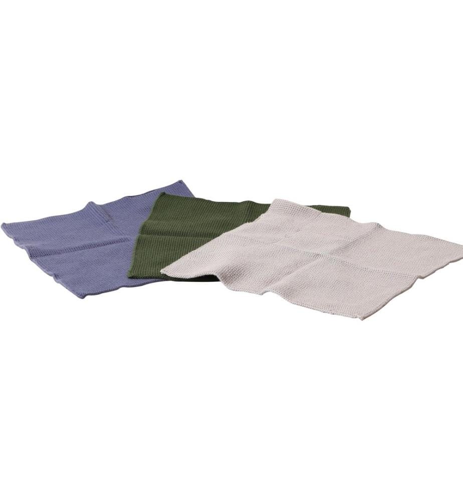 Esmée Chiffon de nettoyage Ensemble 3 Pièce/s, Bleu/gris/vert