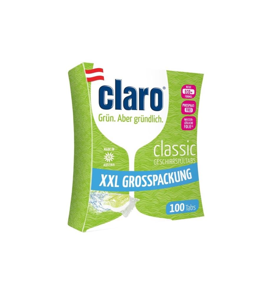 claro - Détergent pour lave-vaisselle ÖKO Classic Tabs 100 pièces