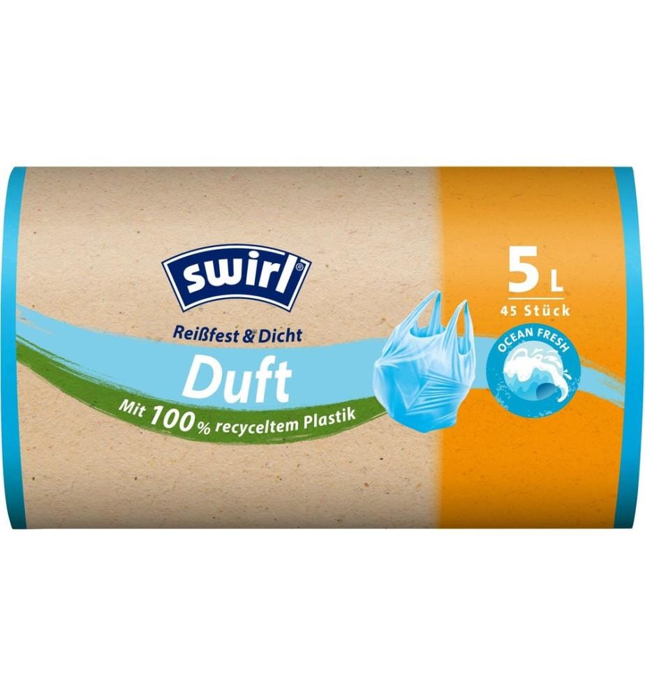 SWIRL - Müllbeutel Ocean 5 l, 45 Stück