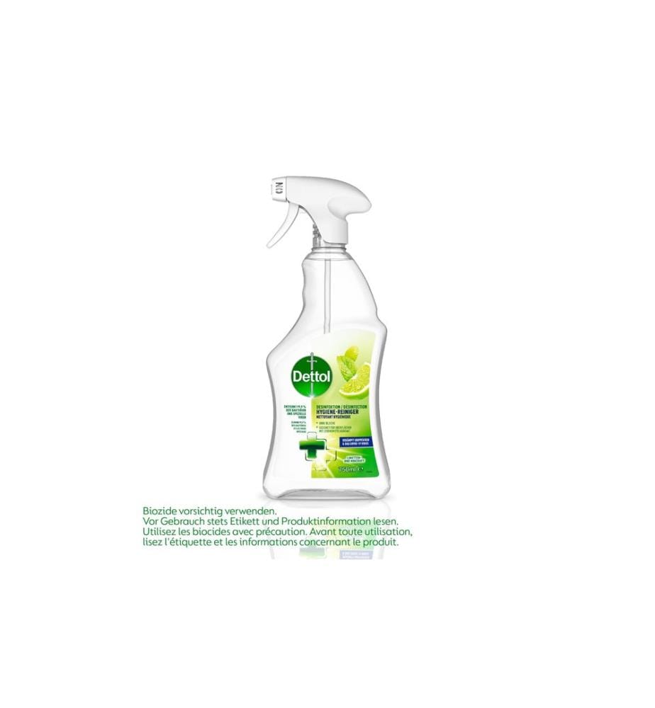 DETTOL - Désinfection Nettoyant hygiène Citron vert & menthe 750 ml