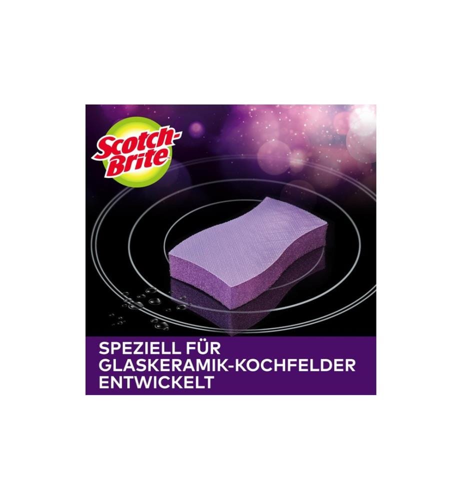 SCOTCH-BRITE - Éponge Vitrocéramique SCOTCH-BRITE - 1 Pièce/s