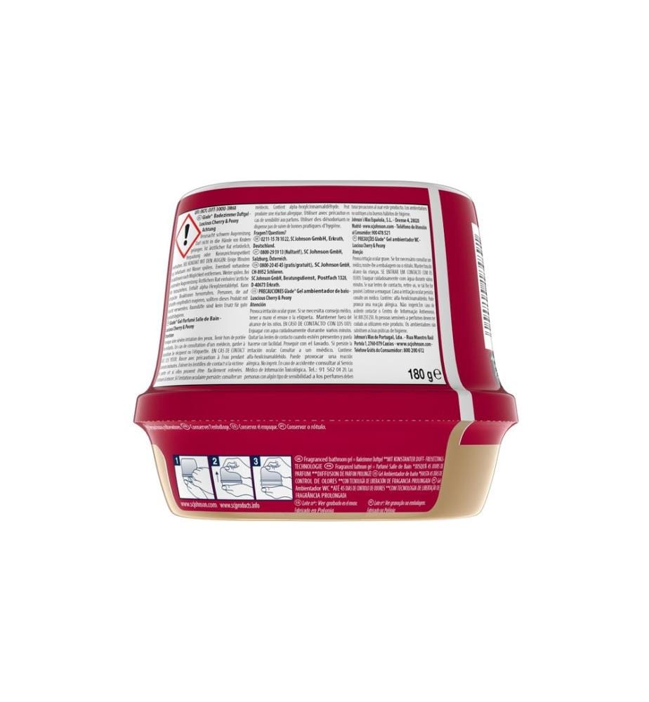 Glade - Diffuseur de parfum Luscious Cherry and Peony 180 g