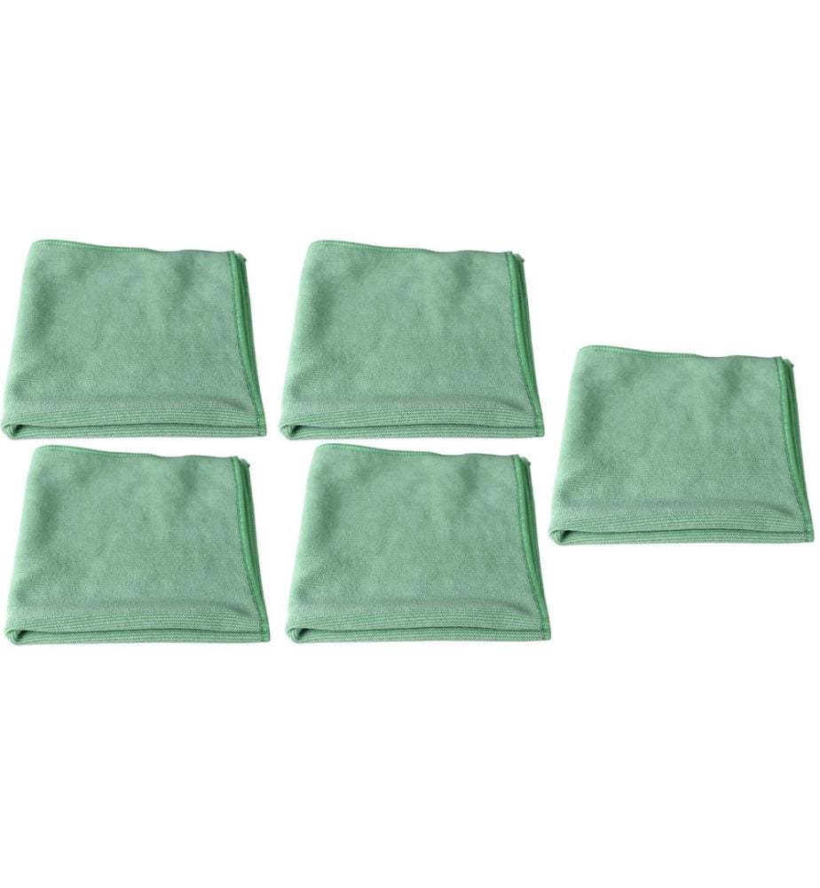 EDI BAUR - Chiffon de nettoyage en microfibre Long Life 5 Pièce/s, Vert