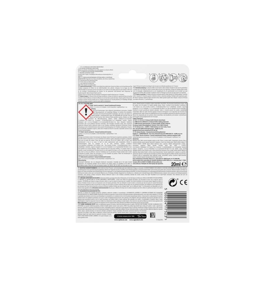 Glade - Diffuseur de parfum Sensual Sandelwood & Jasmine 20 ml