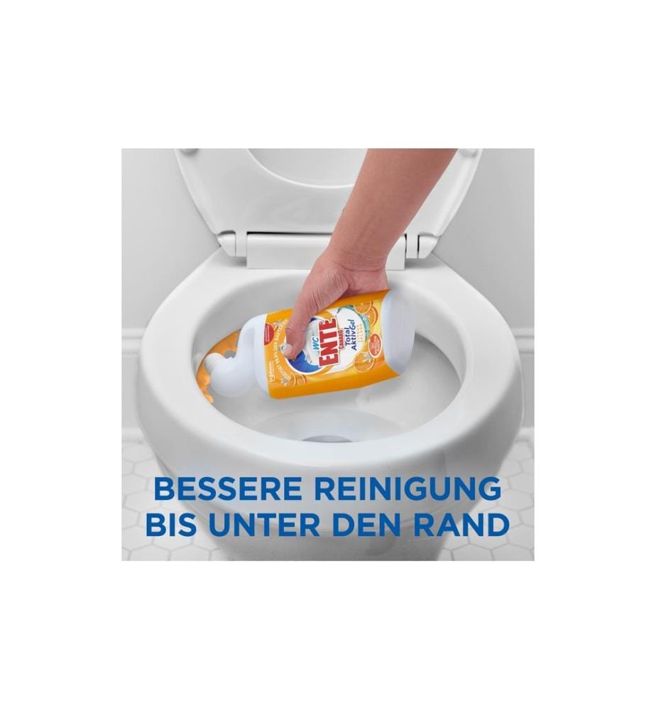 WC-Ente - Nettoyant pour WC Gel actif total Citrus Splash 3 x 750 ml